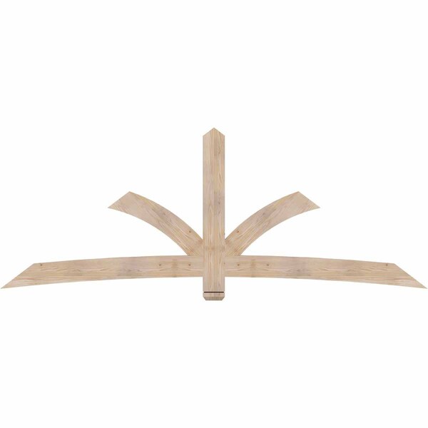 Ekena Millwork Davenport Smooth Timber Gable Bracket, Douglas Fir, 108"W x 40"H x 1 1/2"D x 5 1/2"F, 9/12 Pitch GBW108X40X0206DAV00SDF - main